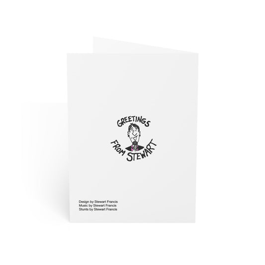 Nosey Neighbour greeting card inside message